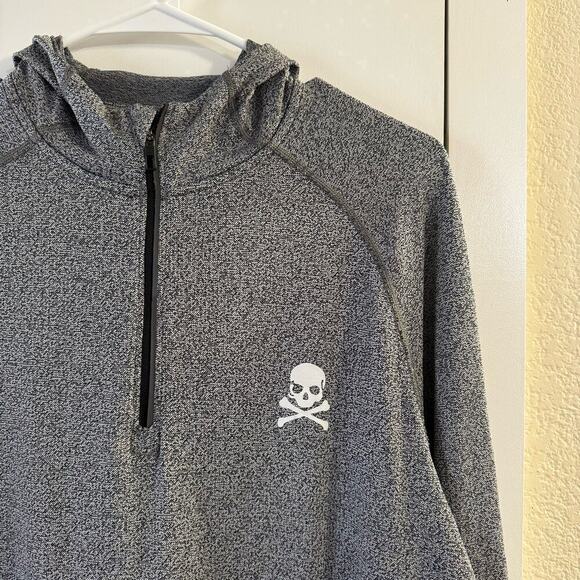 Lululemon X Soulcycle 1/4 Zip Men’s Pullover Heathered Gray Sz Large Activewear - Picture 2 of 7